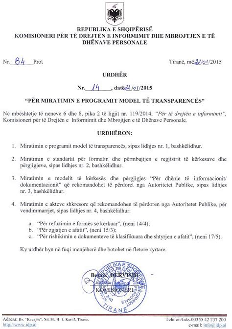 Programi i Transparencës AKSEM .